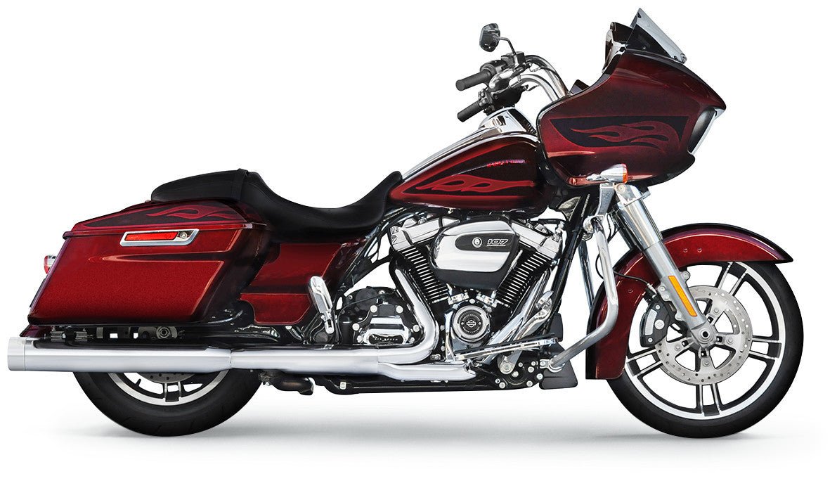 RINEHART RACING 17 - 23 FLH 4"SO MUFFLERS END CAPS - Driven Powersports Inc.500 - 0106C