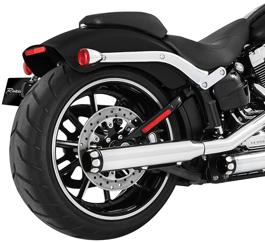 RINEHART RACING 3" SOFTAIL SO SCALLOPED END CAPS (FIT 1) - Driven Powersports Inc.500 - 0200S