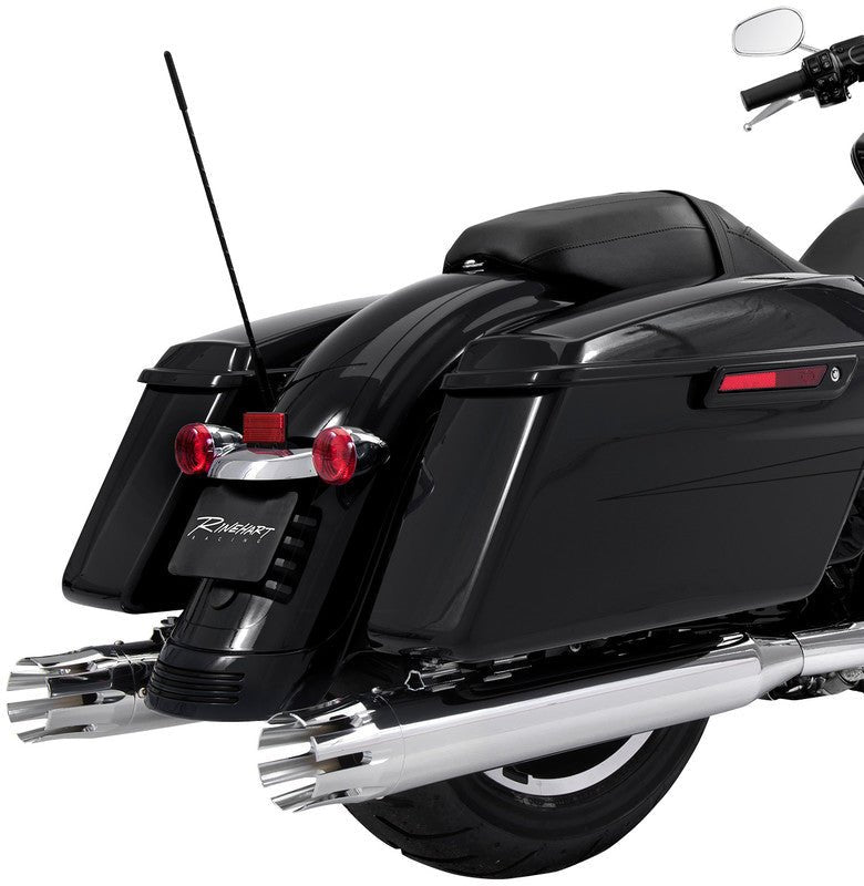 RINEHART RACING 95 - 16 FLH 4" SO MUFFLERS CASTLE END CAPS - Driven Powersports Inc.500 - 0102C - Castle