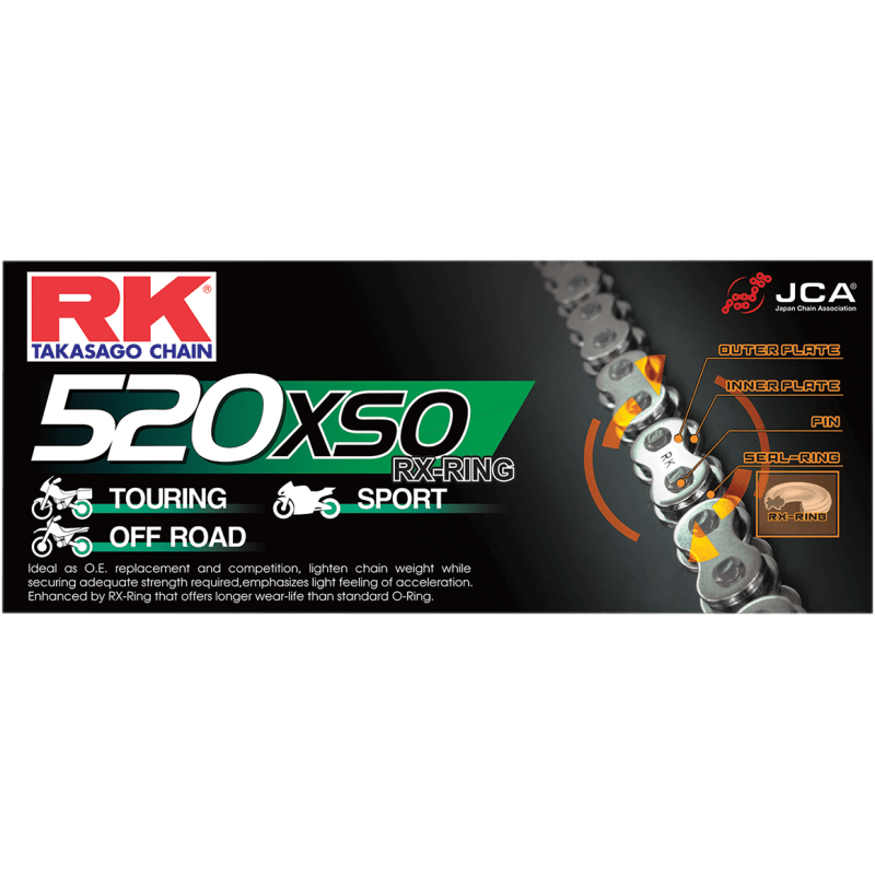 RK 520XSOX120 PERFORMANCE RX - RING CHAIN ((520XSO - 120) - Driven Powersports Inc.681319457312520XSO - 120