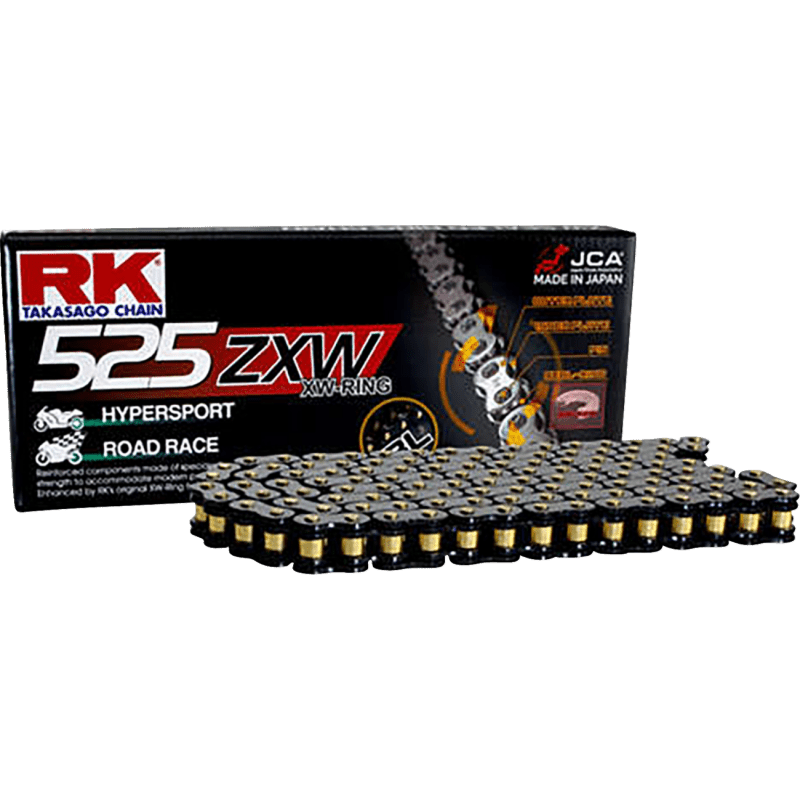 RK BL525ZXW - 120 Chain Black Gold Pin - DRIVEN Canada's Powersports BL525ZXW-120