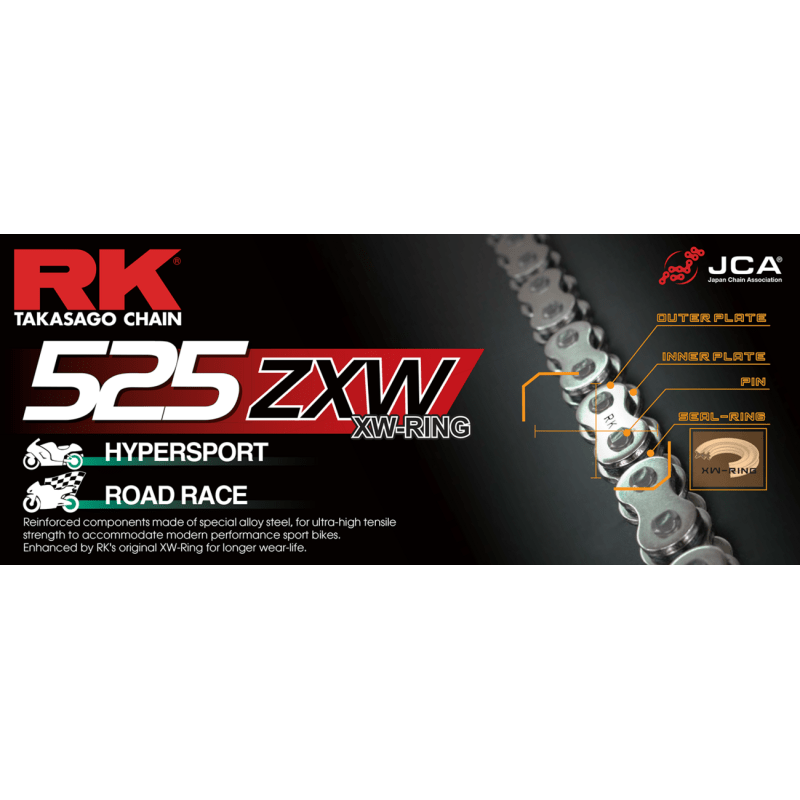 RK CHAIN GG525ZXW X 150 (GG525ZXW - 150) - DRIVEN Canada's Powersports GG525ZXW - 150