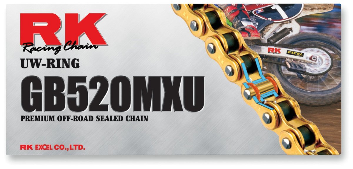 RK GB520MXU - 130 U RING CHAIN - Driven Powersports Inc.681319461715GB520MXU - 130
