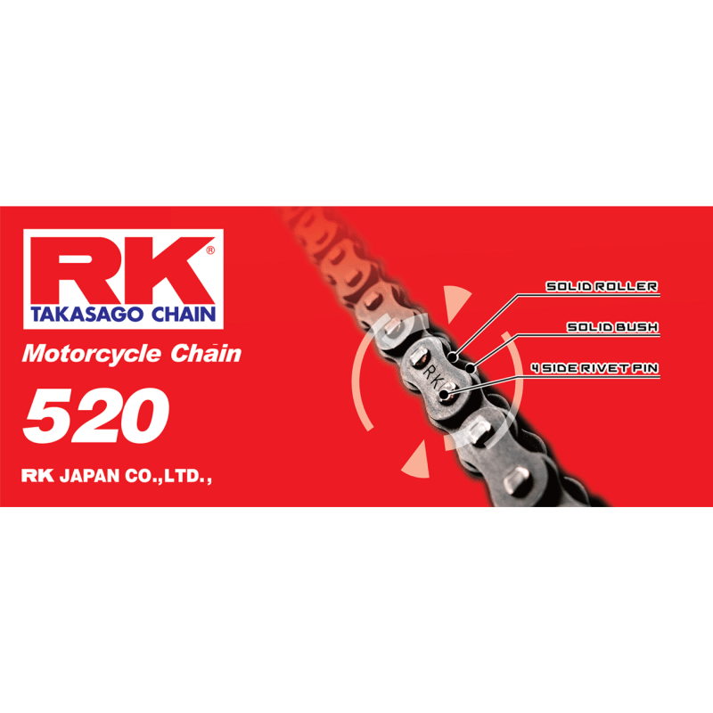RK M520 CHAIN (M520 - 100) - DRIVEN Canada's Powersports M520 - 100