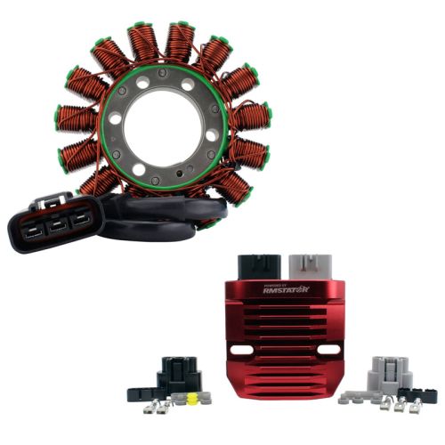 RMS Kit Stator + Rmstator Red Machined Aluminum Mosfet Regulator (Honda) - DRIVEN Canada's Powersports RMS900-107597