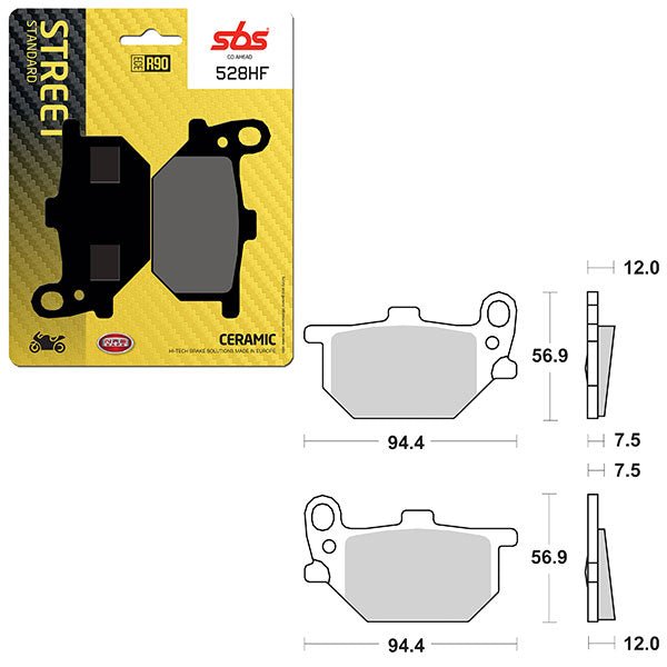 SBS ATV/UTV CERAMIC BRAKE PAD (6190528108) - DRIVEN Canada's Powersports 6190528108