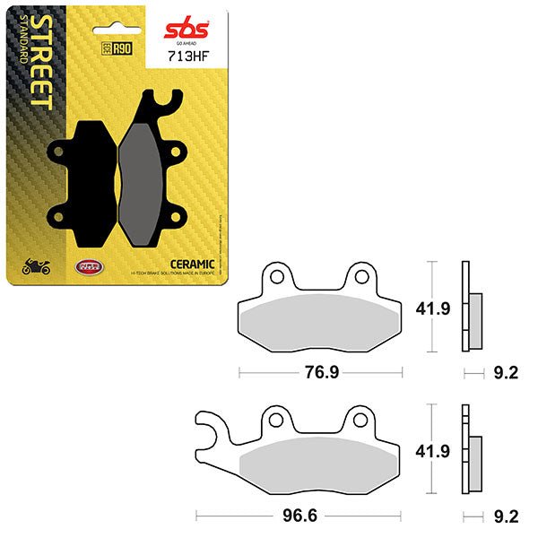 SBS ATV/UTV CERAMIC BRAKE PAD (6190713108) - DRIVEN Canada's Powersports 6190713108