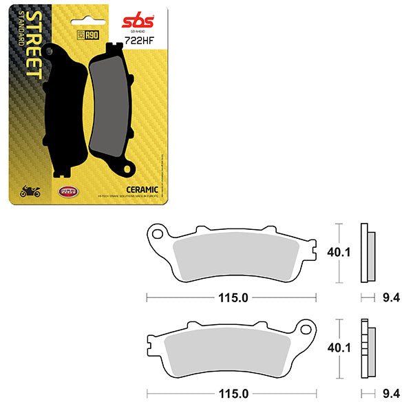 SBS ATV/UTV CERAMIC BRAKE PAD (6190722108) - DRIVEN Canada's Powersports 6190722108