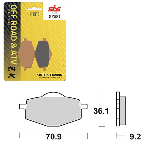 SBS ATV/UTV SINTER BRAKE PAD (6240575108) - DRIVEN Canada's Powersports 6240575108