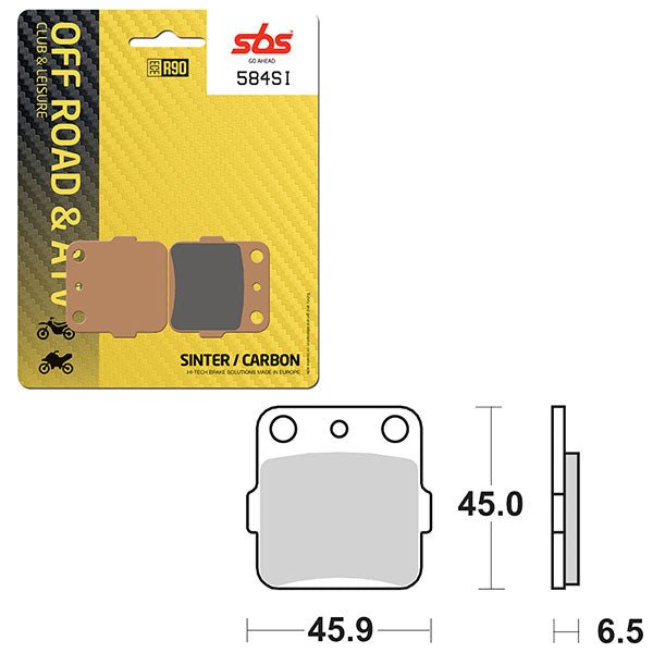 SBS ATV/UTV SINTER BRAKE PAD (6240584108) - DRIVEN Canada's Powersports 6240584108