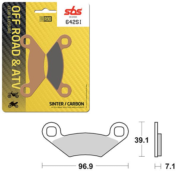 SBS ATV/UTV SINTER BRAKE PAD (6240642108) - DRIVEN Canada's Powersports 6240642108