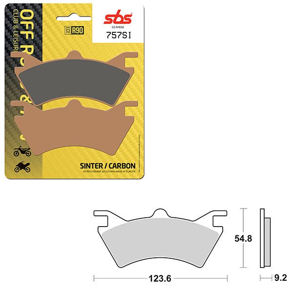 SBS ATV/UTV SINTER BRAKE PAD (6240757108) - DRIVEN Canada's Powersports 6240757108
