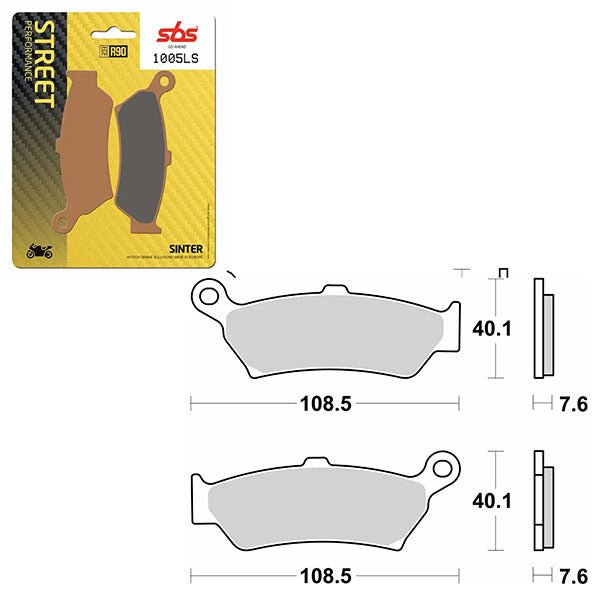 SBS PERFORMANCE LS SINTER BRAKE PAD (6261005100) - DRIVEN Canada's Powersports 6261005100