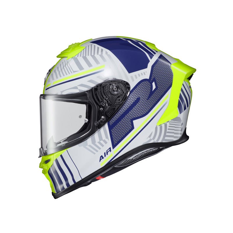 SCORPION EXO - R1 AIR HELMET JUICE WHITE/BLUE (3XL) - DRIVEN Canada's Powersports 845468081280R1 - 1233