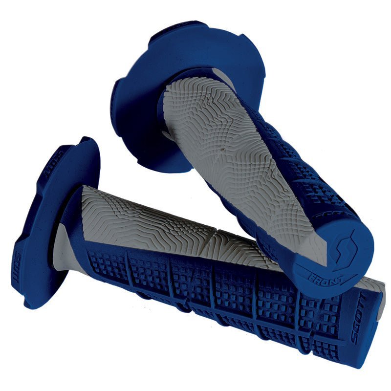 SCOTT USA DUECE MX GRIPS WITH DONUTS GREY/BLUE - Driven Powersports Inc.886687936746219627 - 1100