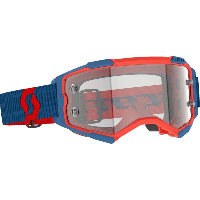 SCOTT USA FURY GOGGLES DARK BLUE/NEON RED CLEAR WORKS - DRIVEN Canada's Powersports 196530065197274514 - 7698113