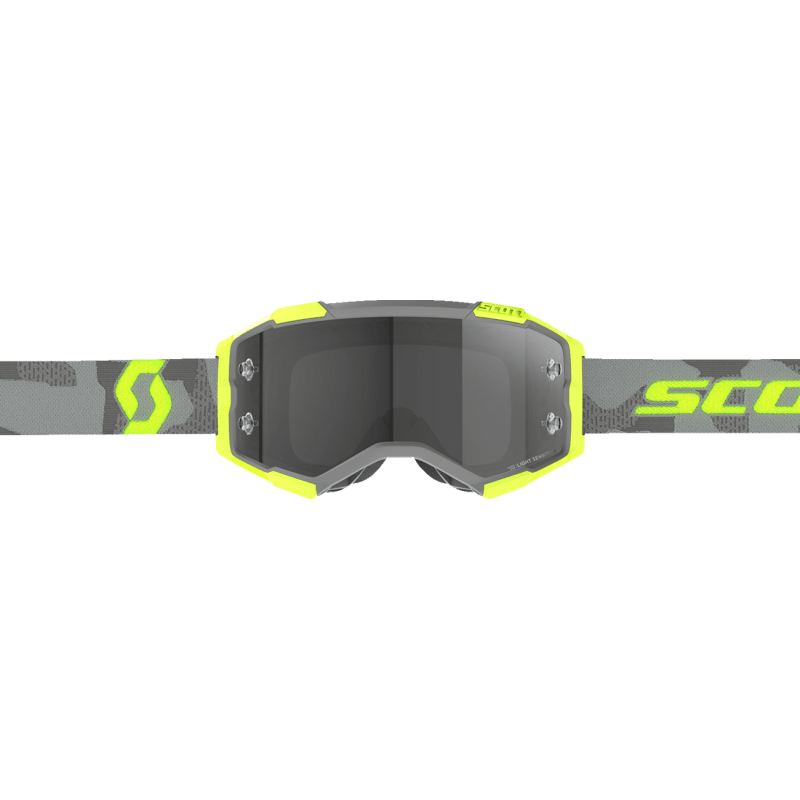 SCOTT USA FURY GOGGLES LIGHT GREY/NEON YELLOW LIGHT SENSITIVE GREY WORKS - DRIVEN Canada's Powersports 7615523902057272827 - 7697327