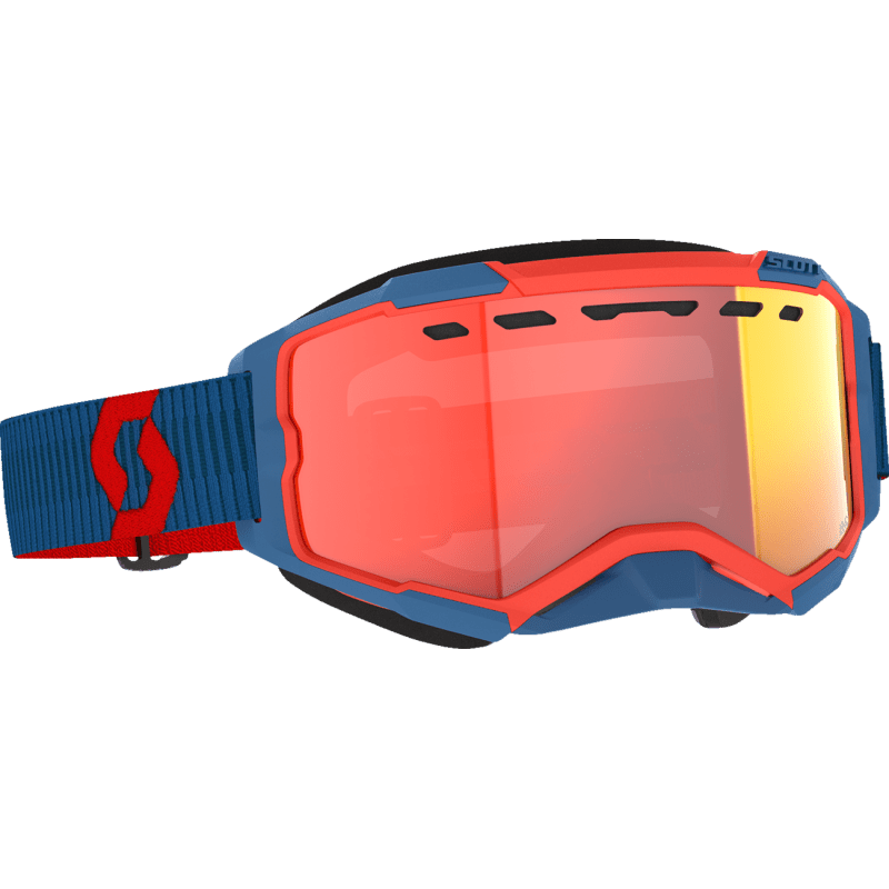 Scott Fury Snowmobile Goggles (Dark Blue/Neon Red Light Sensitive Red Chrome) - DRIVEN Canada's Powersports 196530065289278604-7698341