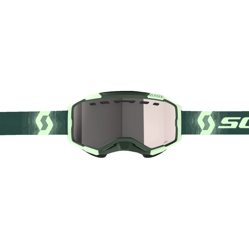 SCOTT FURY SNOWMOBILE GOGGLES (DARK GREEN/MINT GREEN - SILVER CHROME) (278605 - 7703313) - Driven Powersports Inc.7615523902132278605 - 7703313