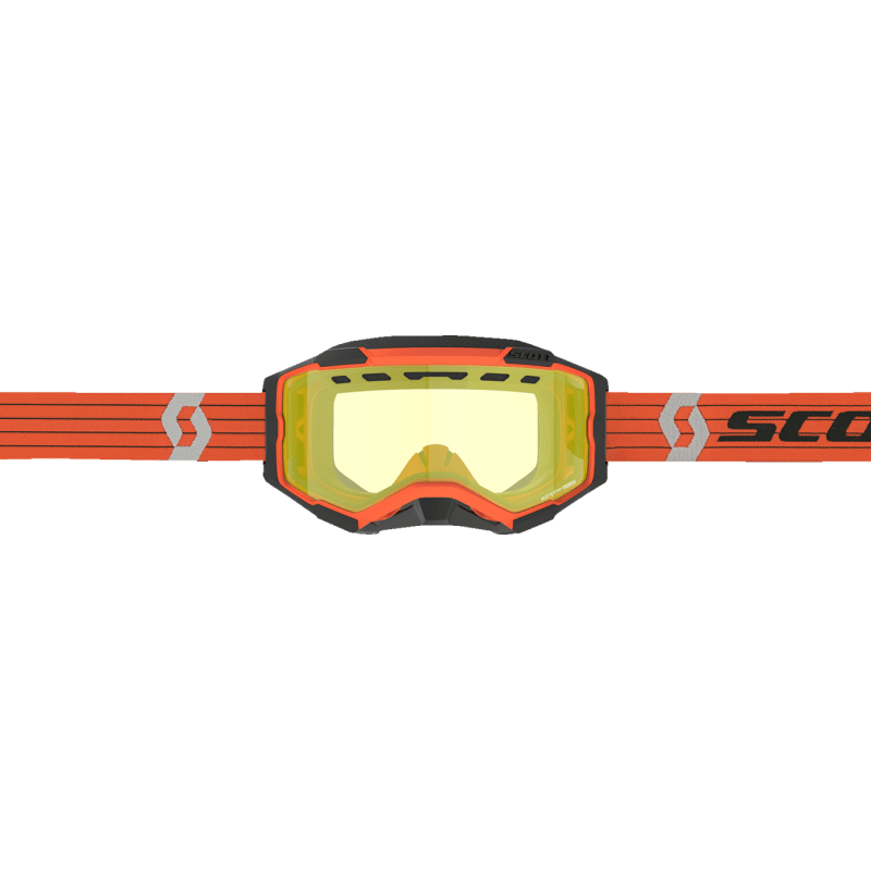 SCOTT FURY SNOWMOBILE GOGGLES (ORANGE/GREY - YELLOW) - Driven Powersports Inc.192820845173278605 - 1011029