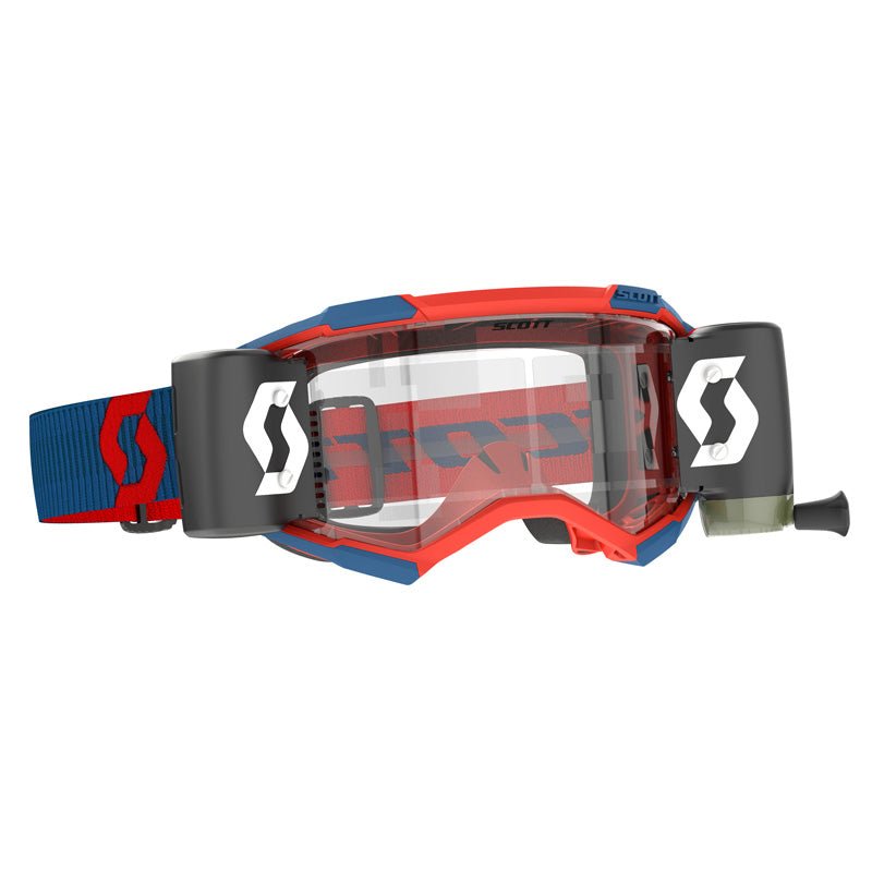 SCOTT USA FURY WFS GOGGLES DARK BLUE/NEON RED CLEAR WORKS - DRIVEN Canada's Powersports 7615523902170278596 - 7698113