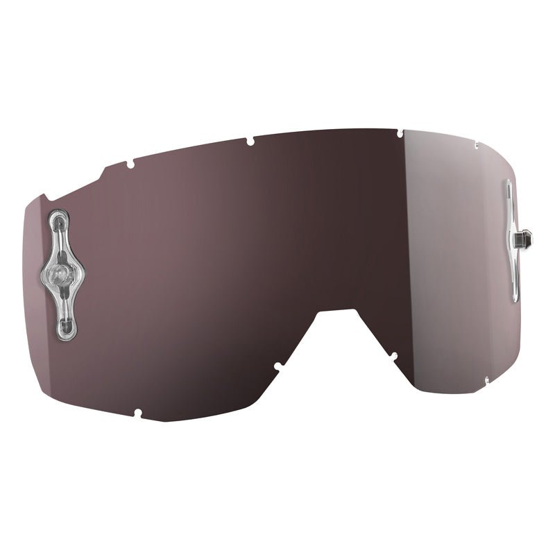 SCOTT USA MX SINGLE WORKS LENS HUSTLE/TYRANT/SPLIT/PRIMAL SILVER CHROME Silver Chrome - Driven Powersports