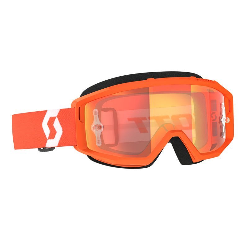 SCOTT USA PRIMAL GOGGLES RED/WHITE - ORANGE CHROME WORKS - Driven Powersports Inc.192820845012278597 - 1362280