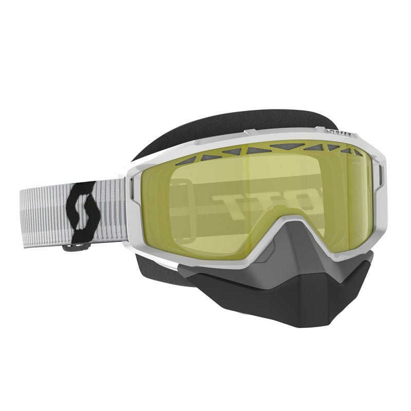 SCOTT USA PRIMAL SNOWMOBILE GOGGLES (WHITE/YELLOW) - Driven Powersports Inc.192820845197278606 - 0002029