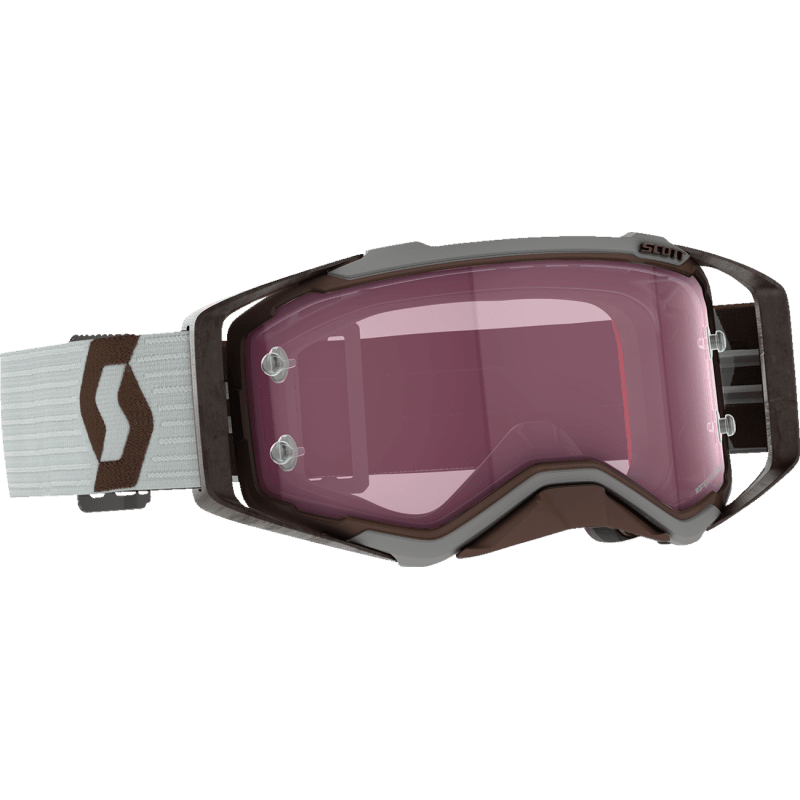 SCOTT PROSPECT AMPLIFIER GOGGLES WHITE/BLACK - PINK WORKS - Driven Powersports Inc.192820845265285536 - 7430352