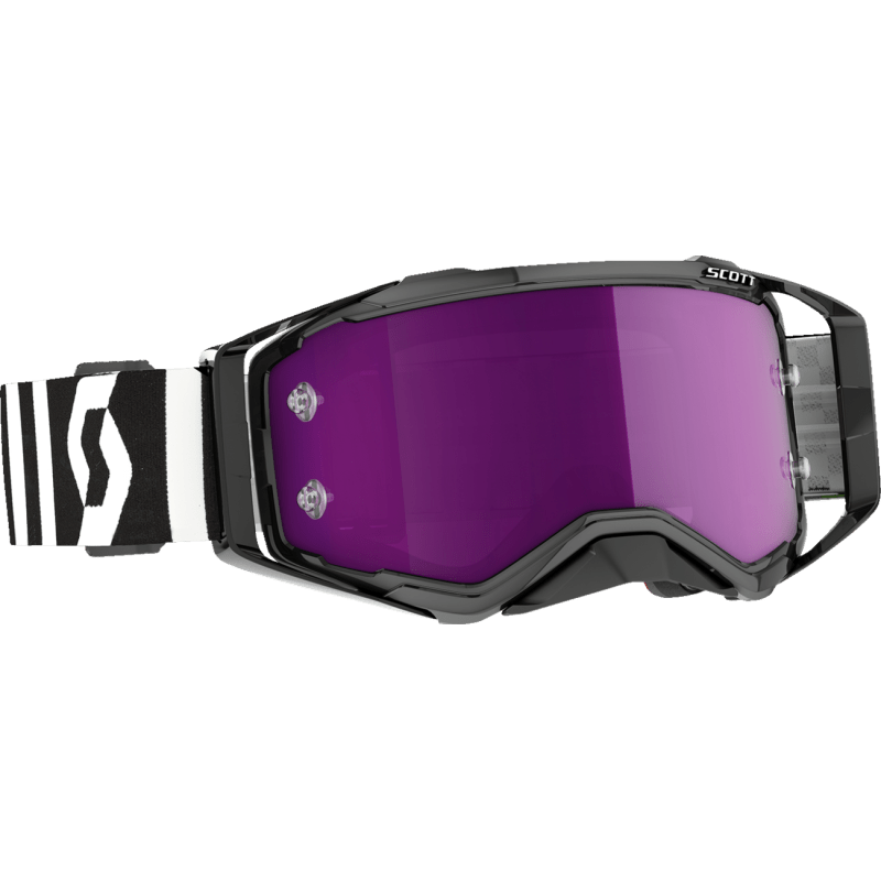 SCOTT USA PROSPECT GOGGLES RACING BLACK/WHITE PURPLE CHROME WORKS - DRIVEN Canada's Powersports 192820844633272821 - 7432281