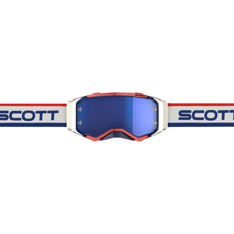 SCOTT USA PROSPECT GOGGLES RETRO WHITE/BLUE BLUE CHROME WORKS - DRIVEN Canada's Powersports 192820844640272821 - 7433349