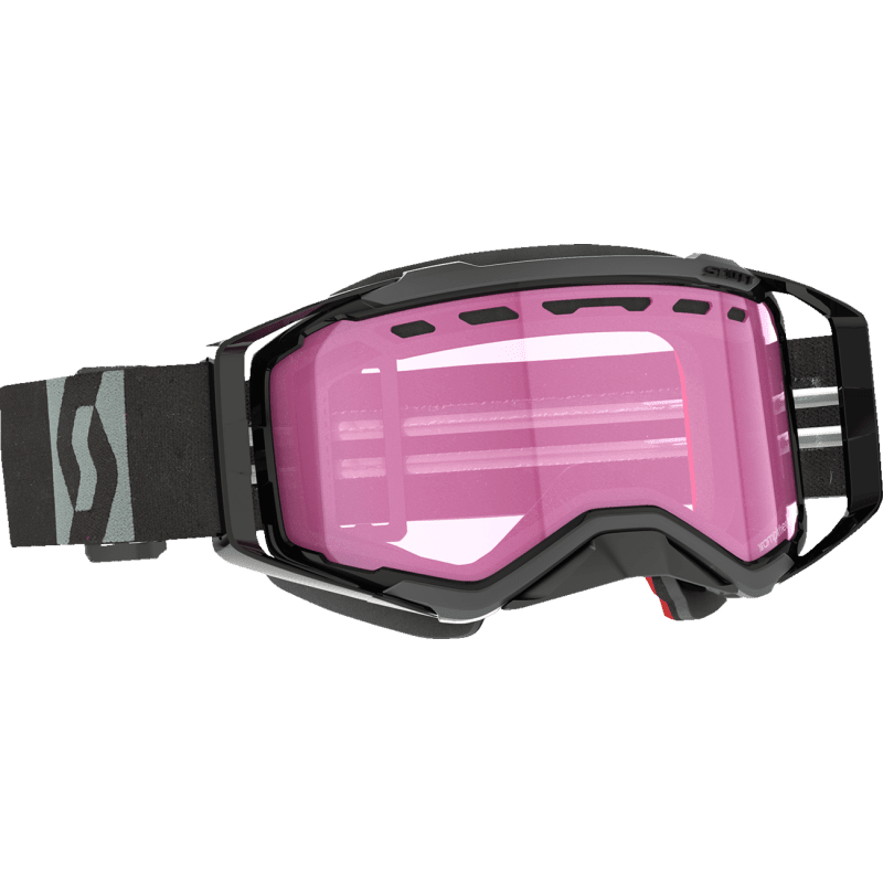 SCOTT USA PROSPECT SNOWMOBILE GOGGLES (BLACK/GREY/PINK) - Driven Powersports Inc.7615523637294272846 - 1001134