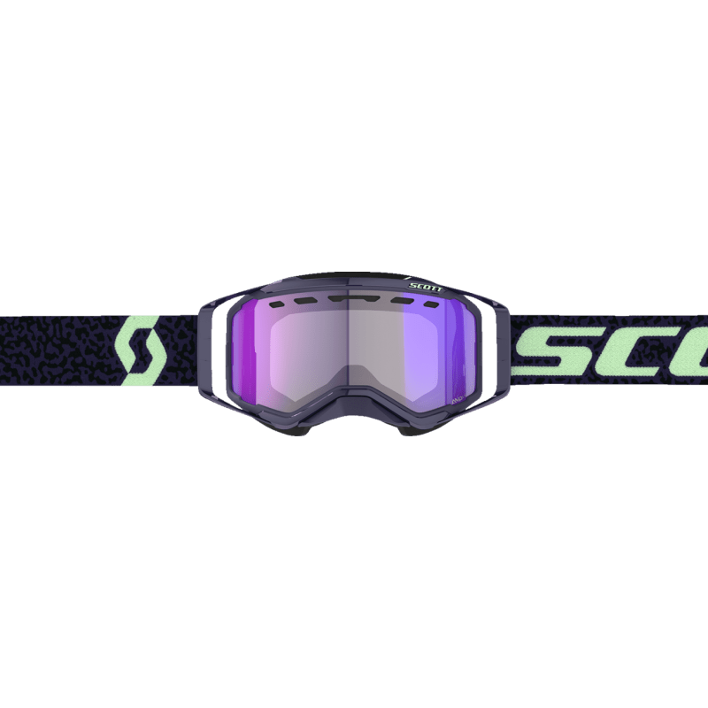 SCOTT USA PROSPECT SNOWMOBILE GOGGLES (DARK PURPLE/MINT GREEN LIGHT SENSITIVE BLUE CHROME) - DRIVEN Canada's Powersports 7615523902750278603 - 7696307