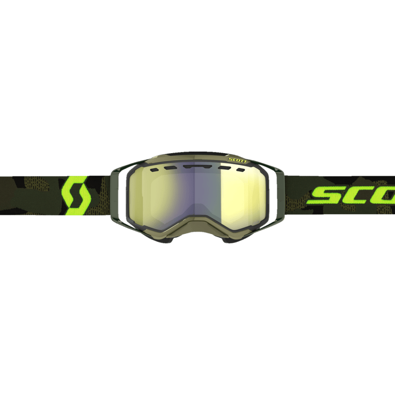SCOTT USA PROSPECT SNOWMOBILE GOGGLES (KAKI GREEN/NEON YELLOW YELLOW CHROME) - DRIVEN Canada's Powersports 7615523902729272846 - 7701335