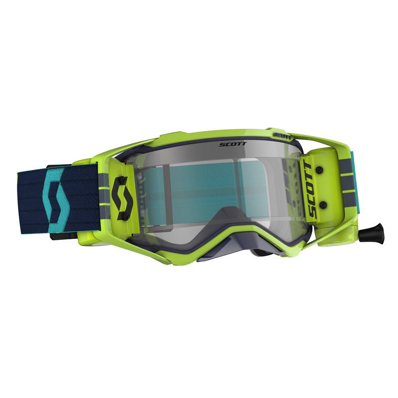 SCOTT USA PROSPECT WFS MX GOGGLES Blue/Yellow Clear - Driven Powersports
