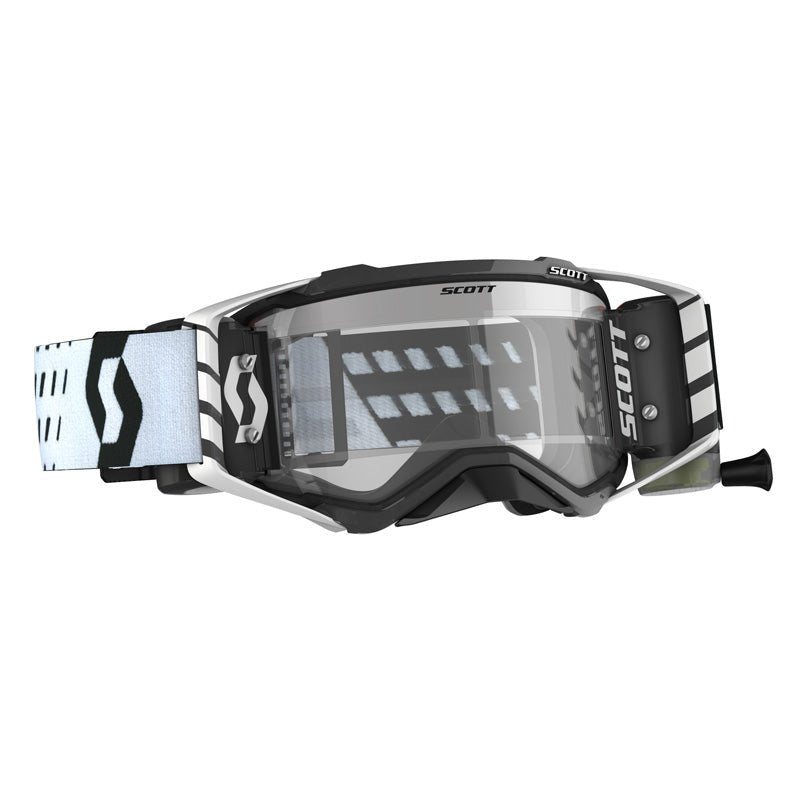 SCOTT USA PROSPECT WFS MX GOGGLES (BLACK/WHITE - CLEAR WORKS) Black/White Clear - Driven Powersports