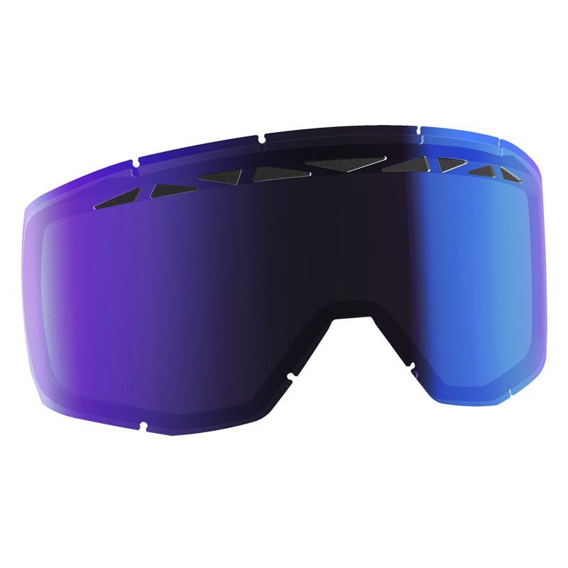 SCOTT USA SNOWMOBILE DOUBLE ACS LENS HUSTLE/TYRANT/SPLIT/PRIMAL ILLUMINATOR BLUE CHROME (264584 - 342) - Driven Powersports Inc.55820904264584 - 342