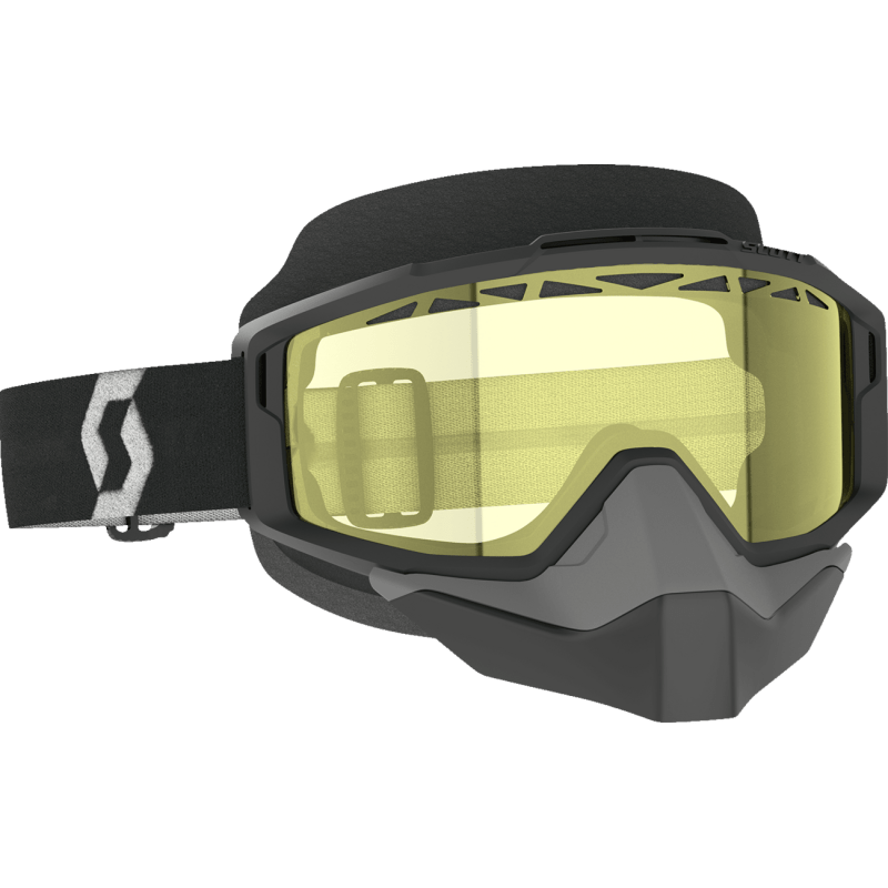 SCOTT USA SPLIT OTG SNOWMOBILE GOGGLES (BLACK/WHITE YELLOW) - DRIVEN Canada's Powersports 192820572246285543 - 0001029
