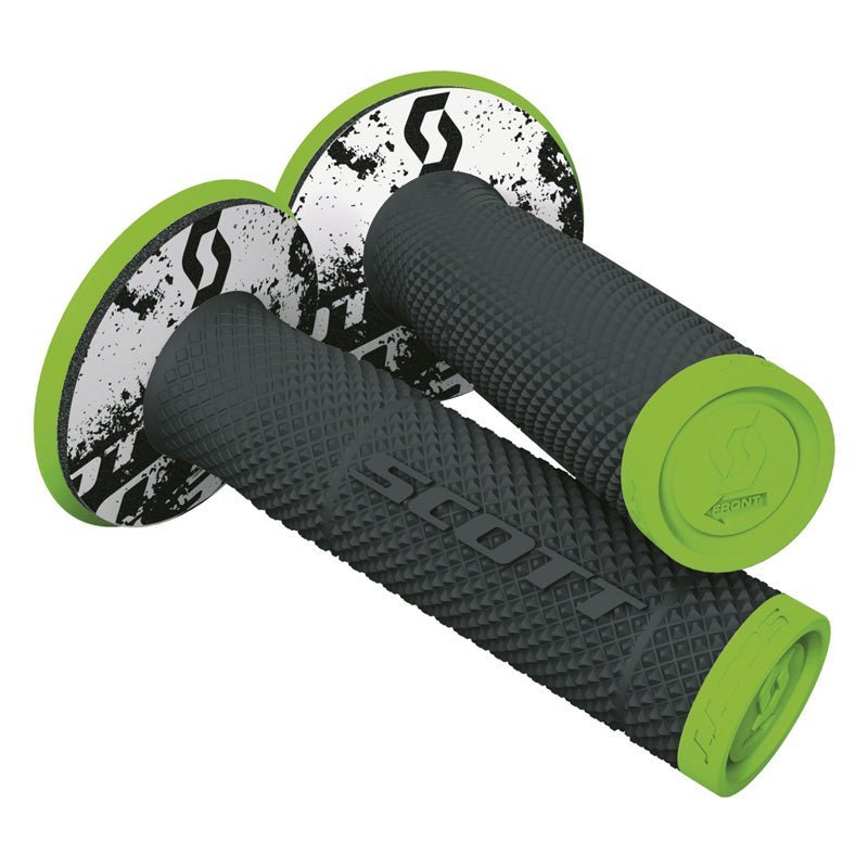SCOTT USA SX II MX GRIPS WITH DONUTS NEON GREEN/BLACK - Driven Powersports Inc.889143674213219624 - 4376