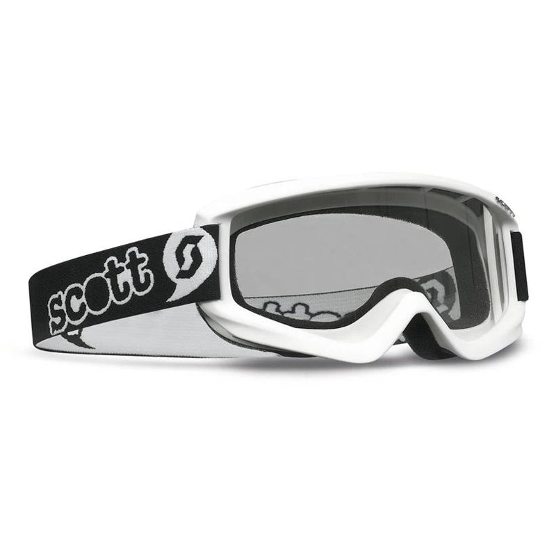 SCOTT USA AGENT JUNIOR MX GOGGLES (WHITE - CLEAR) - Driven Powersports Inc.192820112411272839 - 0002043