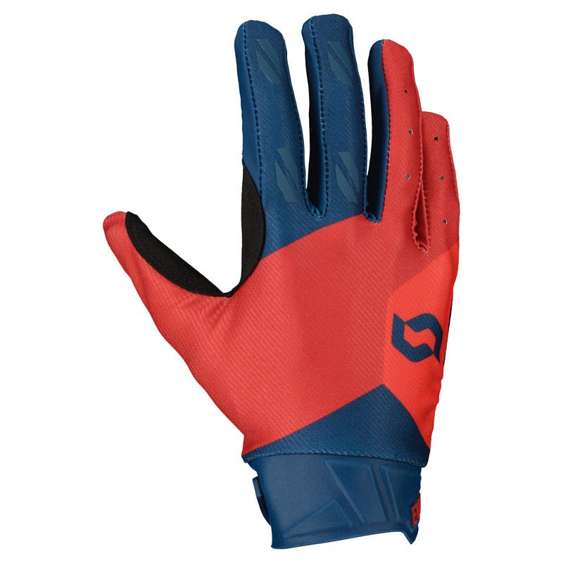 SCOTT USA EVO TRACK GLOVES - DARK BLUE/NEON RED (2XL) - Driven Powersports Inc.7615523896721418195 - 7698006