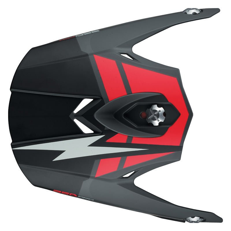 SCOTT USA PEAK FOR 350 PRO PODIUM 2015 HELMET GREY/RED (238118 - 4591797) - Driven Powersports Inc.238118 - 4591797