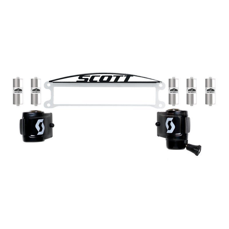 SCOTT USA WFS KIT WITH ANTISTICK GRID FOR BUZZ JUNIOR - BLACK (248785 - 222) - Driven Powersports Inc.248785 - 222