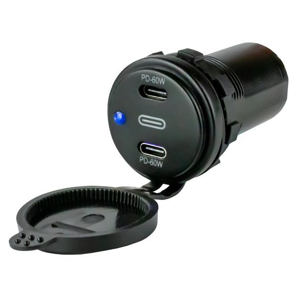 Sea - Dog Dual USB - C Power Socket - DRIVEN Canada's Powersports 035514433068426522