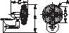 Sea - Dog Suction CUP Mount FAN - DRIVEN Canada's Powersports 035514450034450120-1