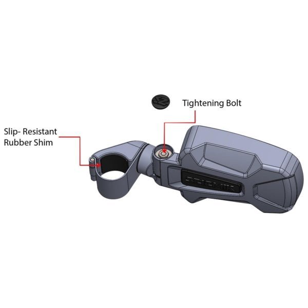 Seizmik Pursuit Side View Mirror - DRIVEN Canada's Powersports 15083456-18071
