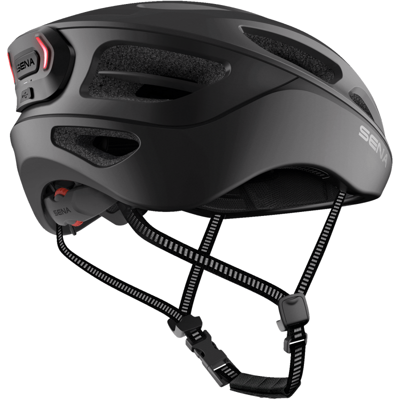 SENA CYCLING HELMET R1 EVO Matte Black Right Side - Driven Powersports