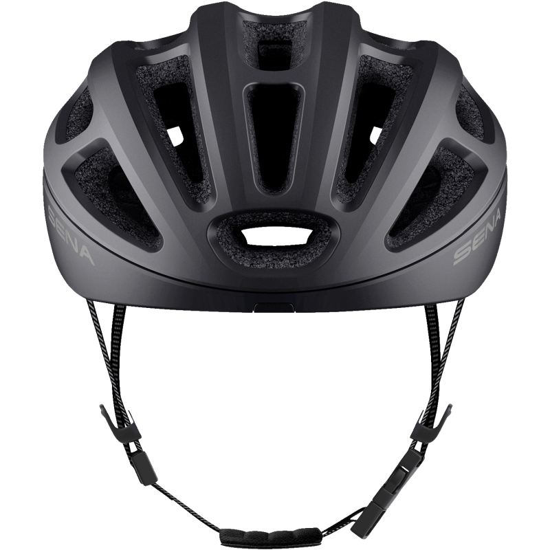 SENA CYCLING HELMET R1 EVO Matte Black Front - Driven Powersports