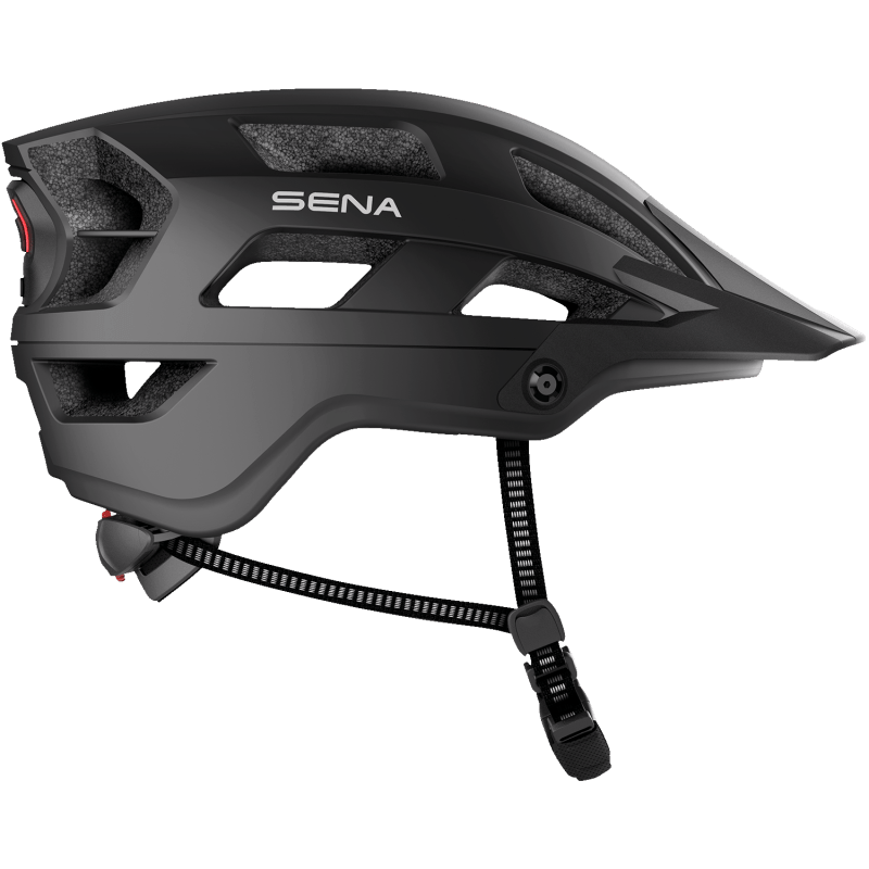 SENA M1 SENA MTB HELMET Matte Black Right Side - Driven Powersports