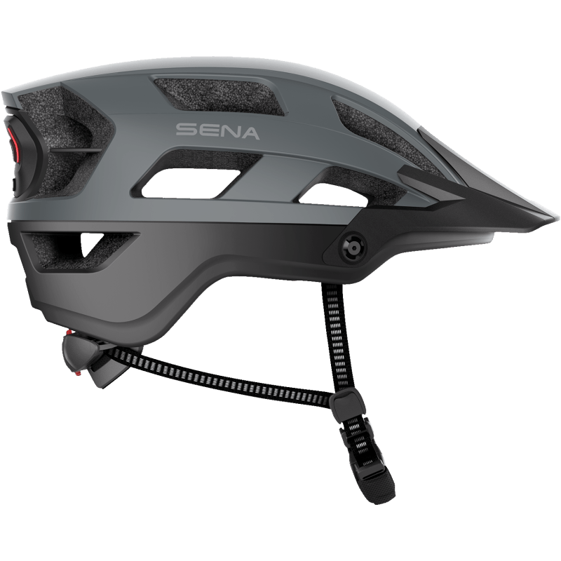 SENA M1 SENA MTB HELMET Matte Gray Right Side - Driven Powersports